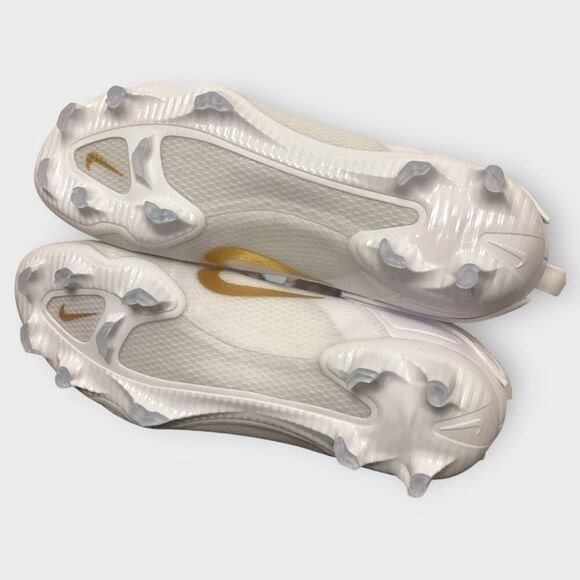 Nike Huarache 9 Elite Low LAX SE Lacrosse Shoes White FD0089-100 Mens size 10 - Picture 8 of 9